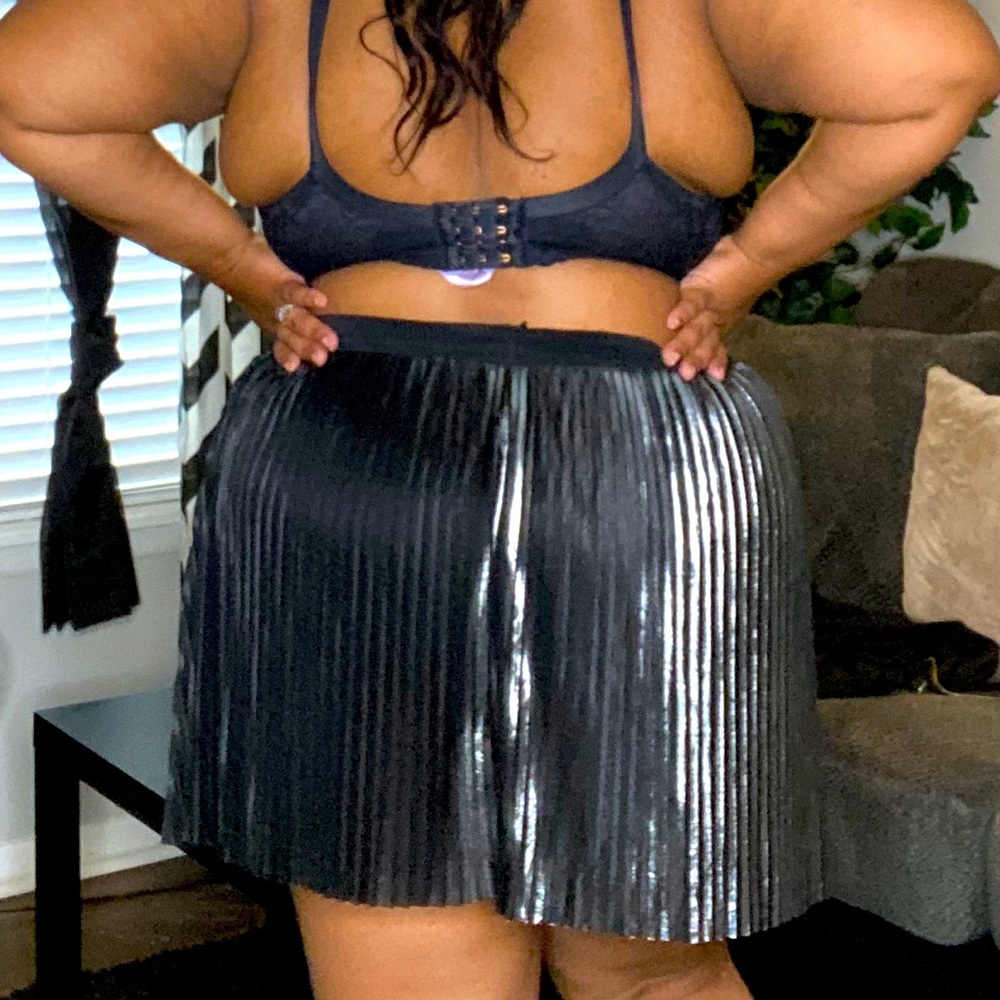 Metallic skirt